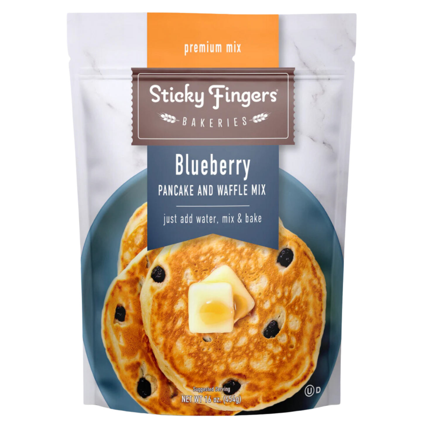 Sticky Fingers Bakeries Blueberry Pancake & Waffle Mix