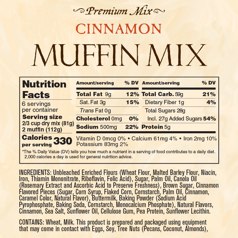 Cinnamon Muffin Mix