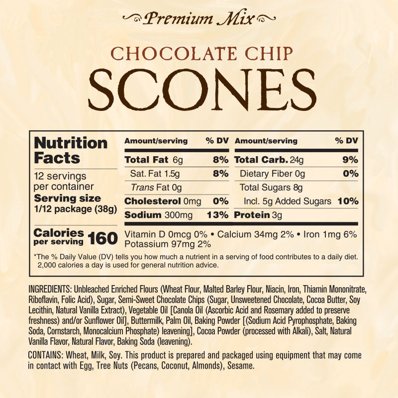 Chocolate Chip Scone Mix